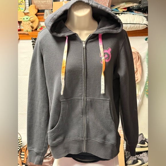 Peloton Jackets & Blazers - Peloton Gray Hoodie with Multicolor Accents
